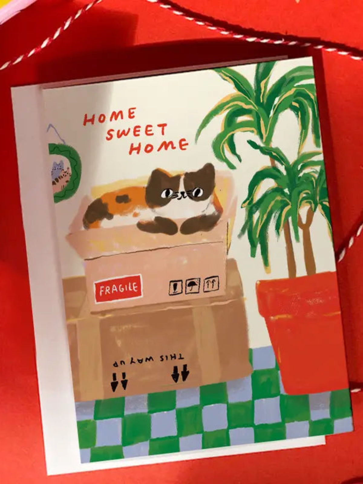 New Home Cat Card