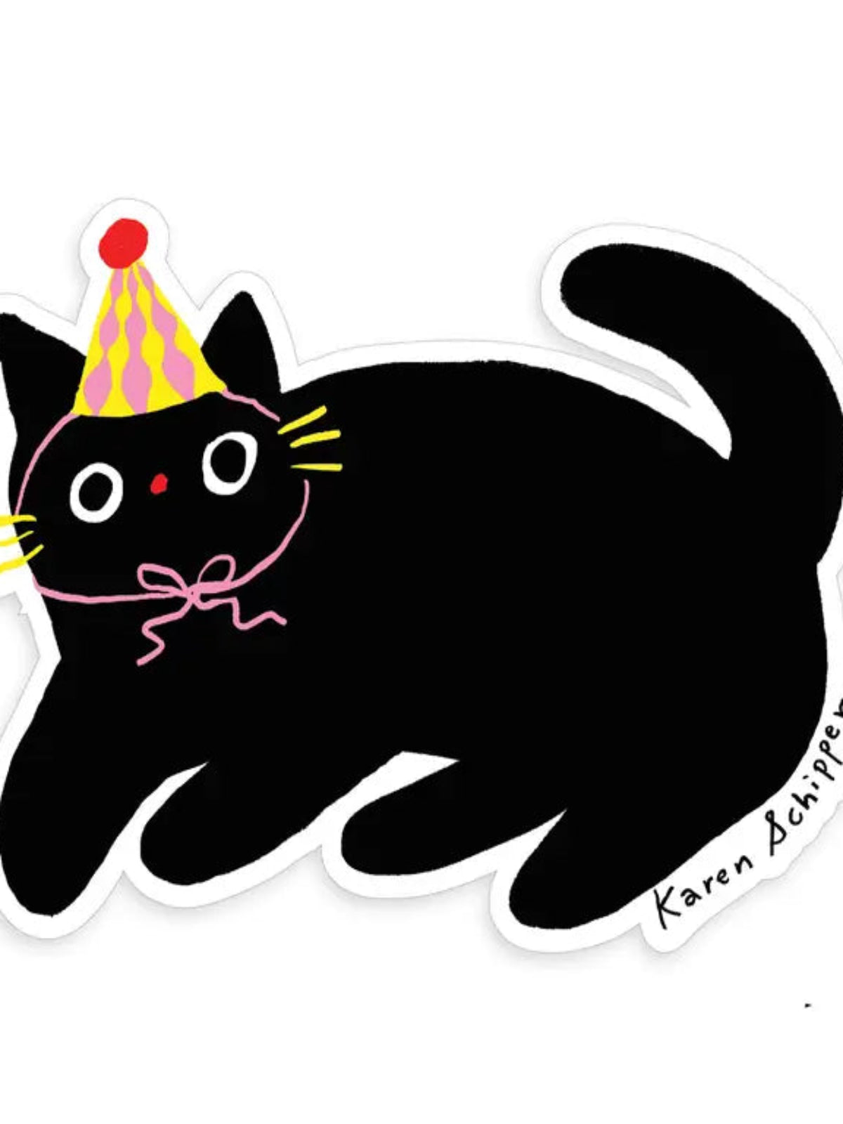 Party Cat Sticker