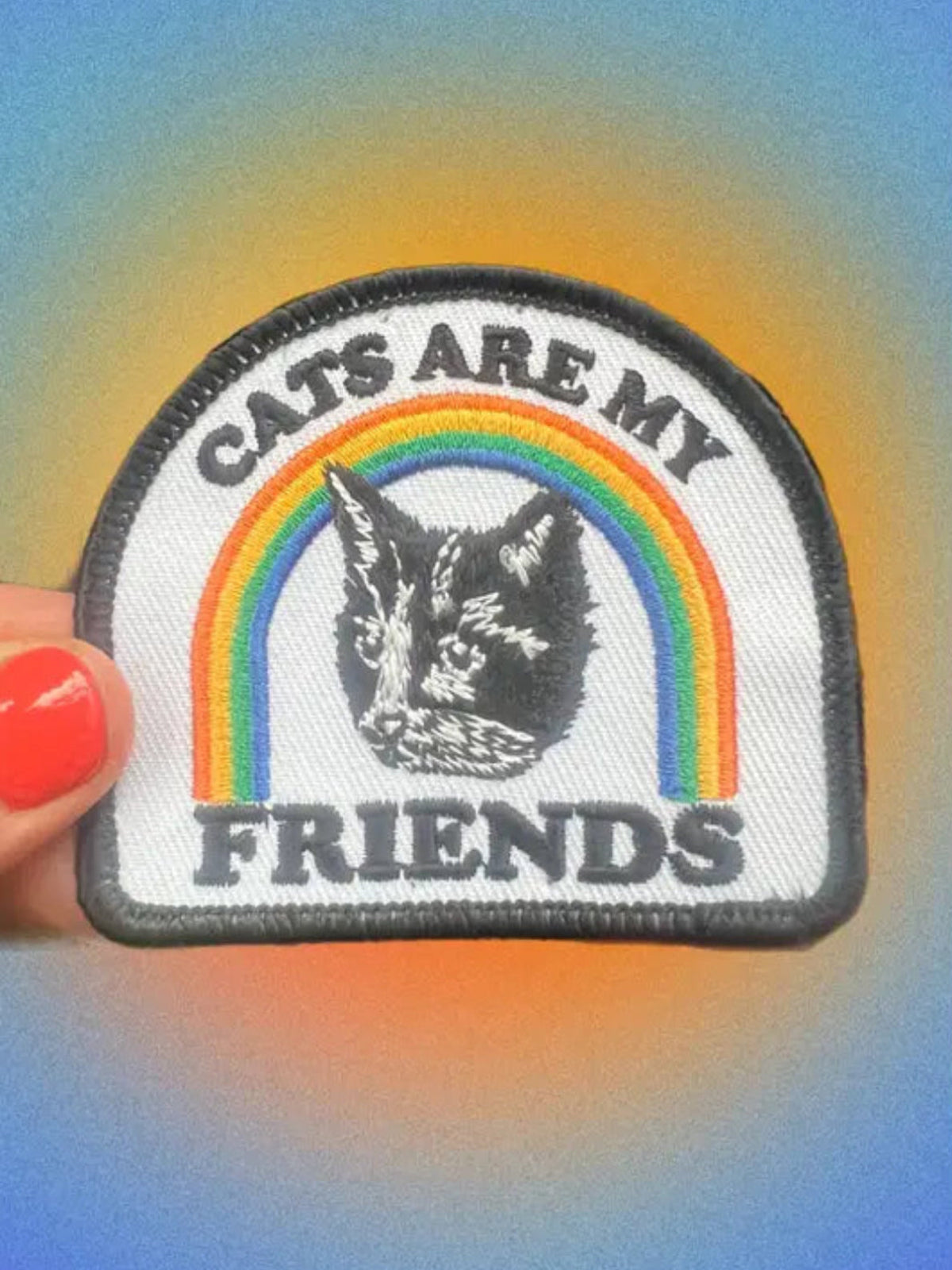 Cats Are My Friends Patch – NOOWORKS