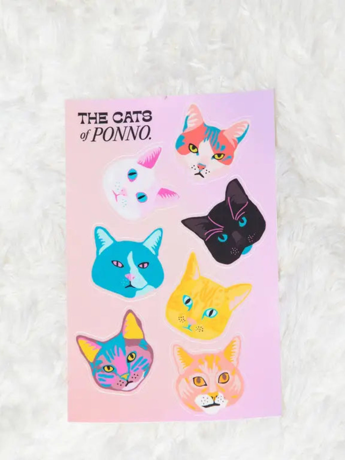 Cats of Ponno Sticker Sheet