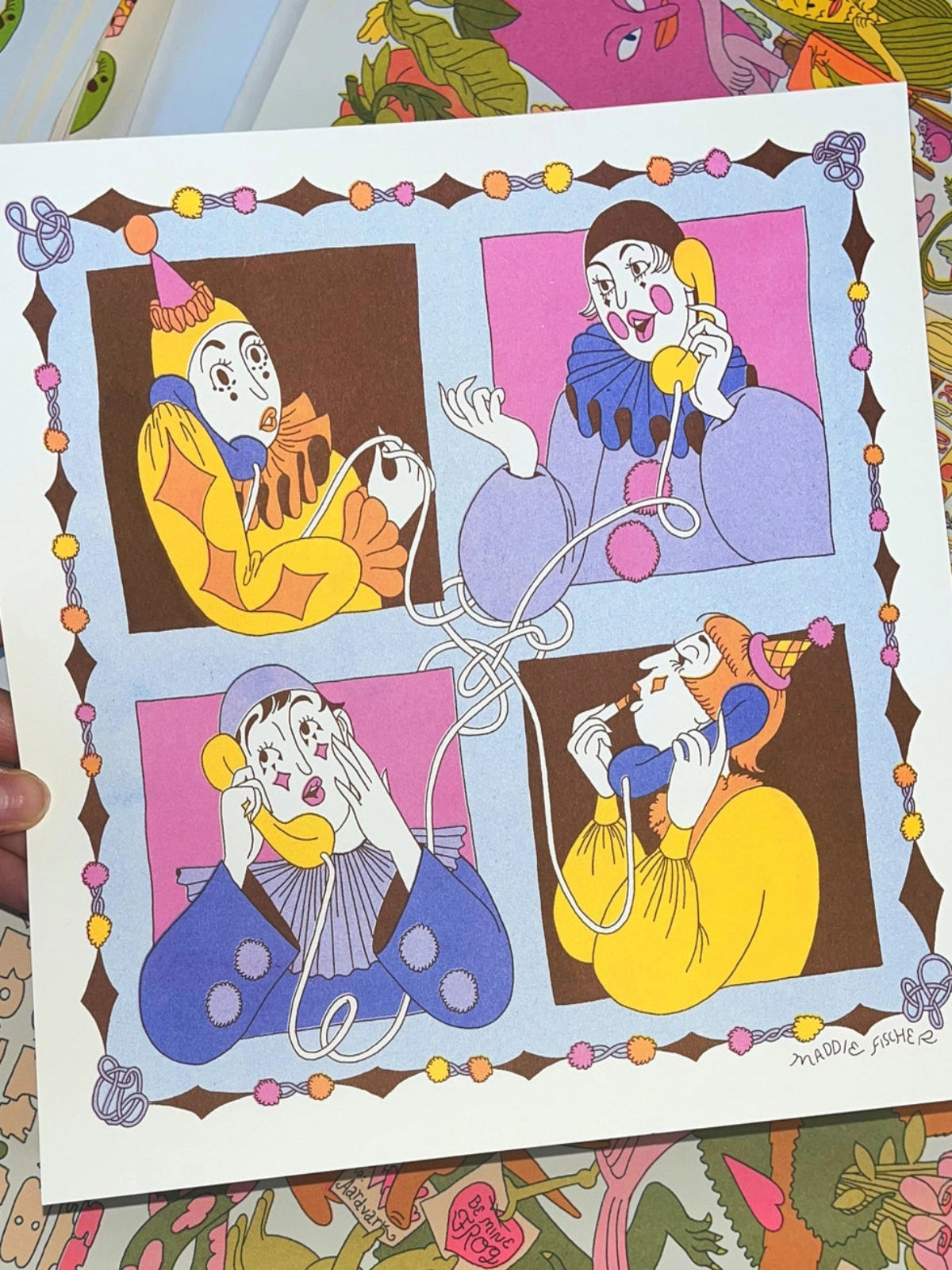 Clown Conference Call Print