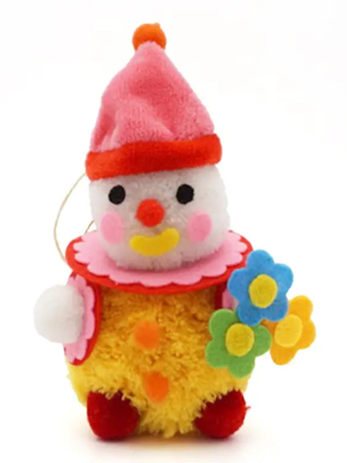 Clown Pom Pom Ornament