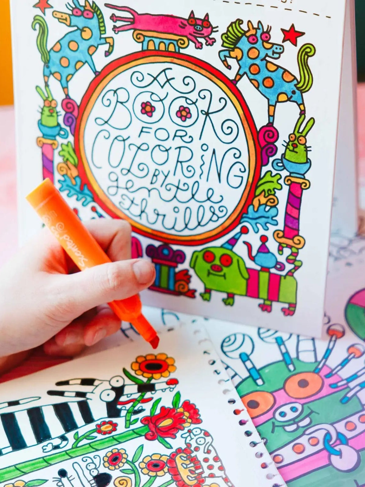 Gentle Thrills Coloring Book
