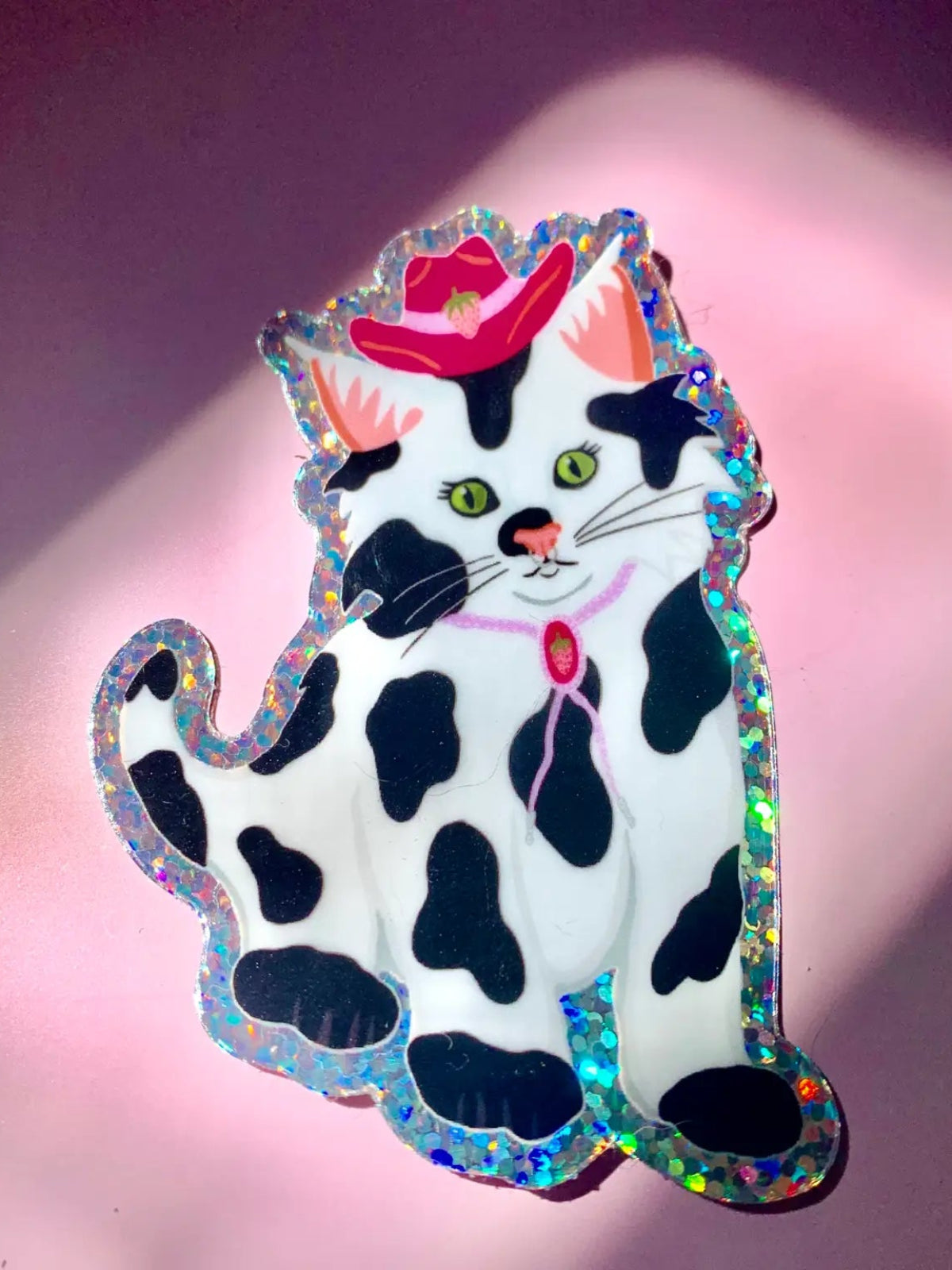 Cowgirl Kitty Sticker