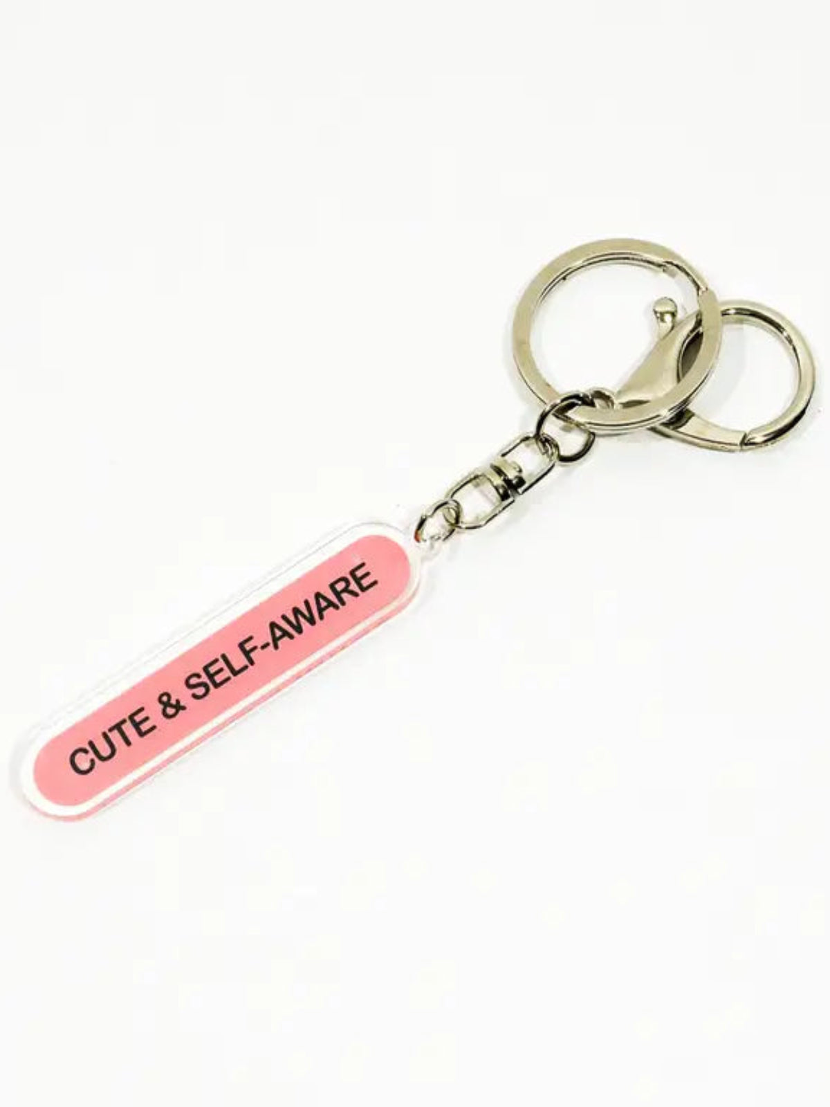 Cute & Self-Aware Recycled Acrylic Keychain