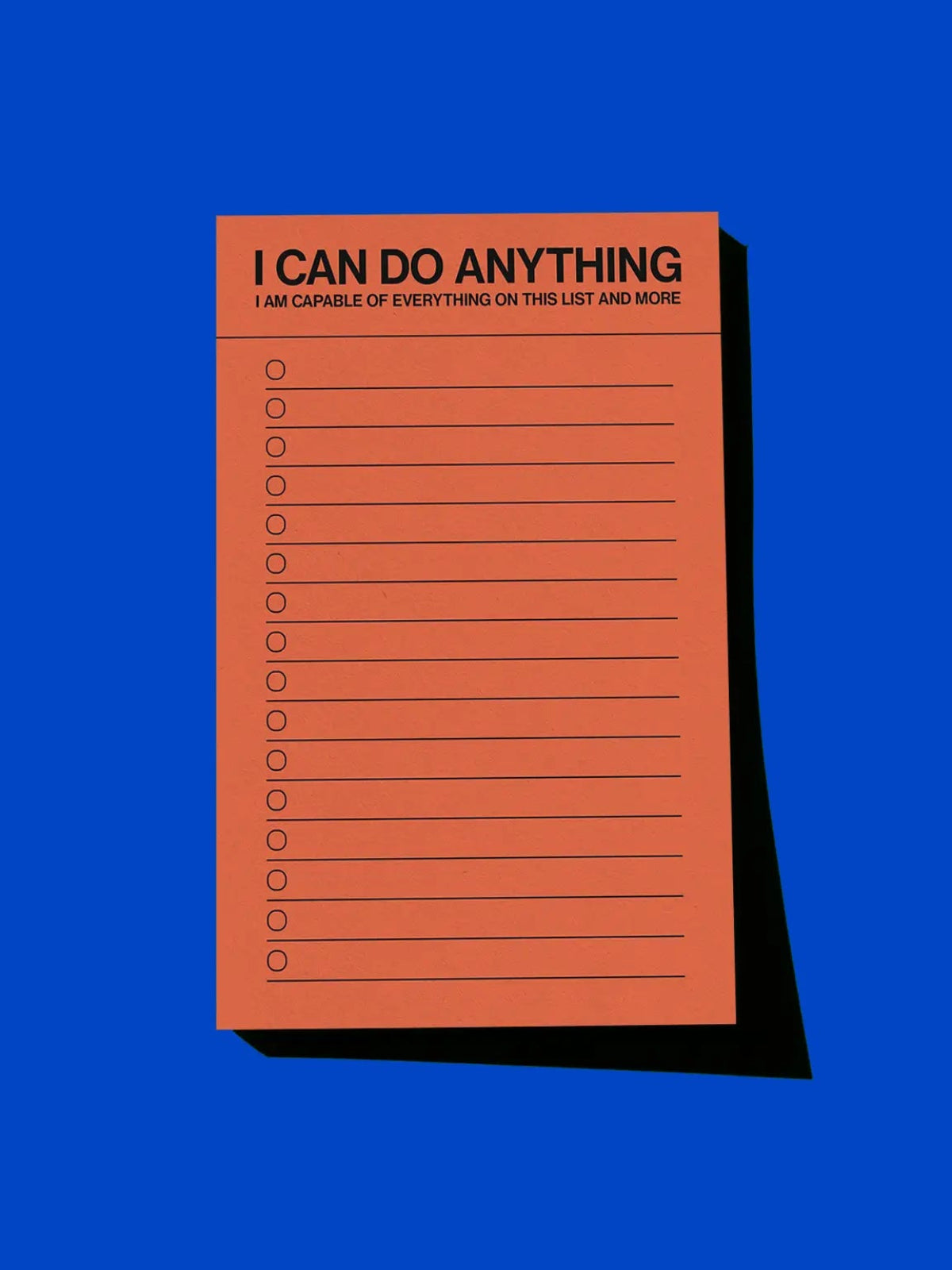 I Can Do Anything Notepad