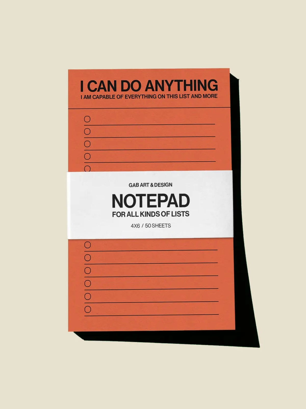 I Can Do Anything Notepad
