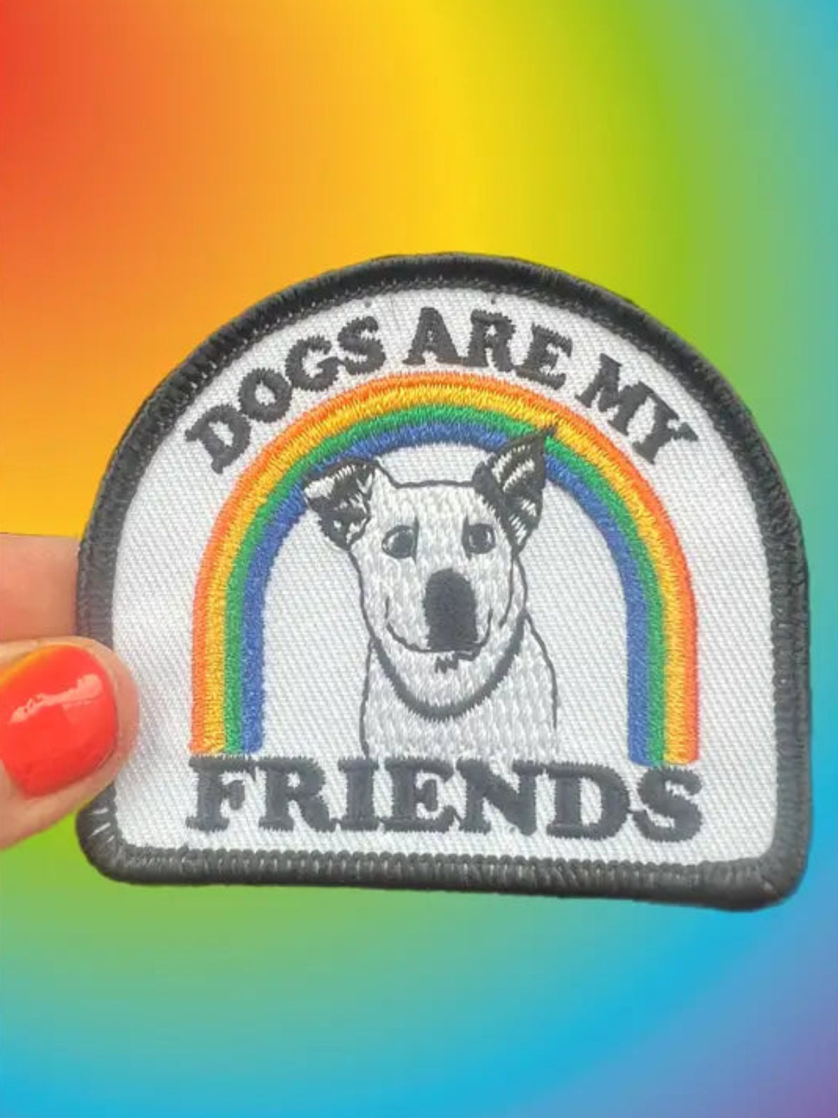Dogs Are My Friends Patch