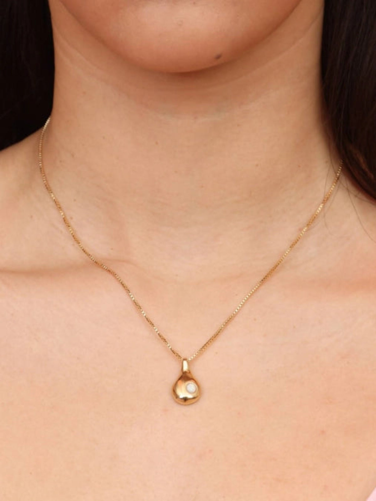 Droplet Necklace - Opal