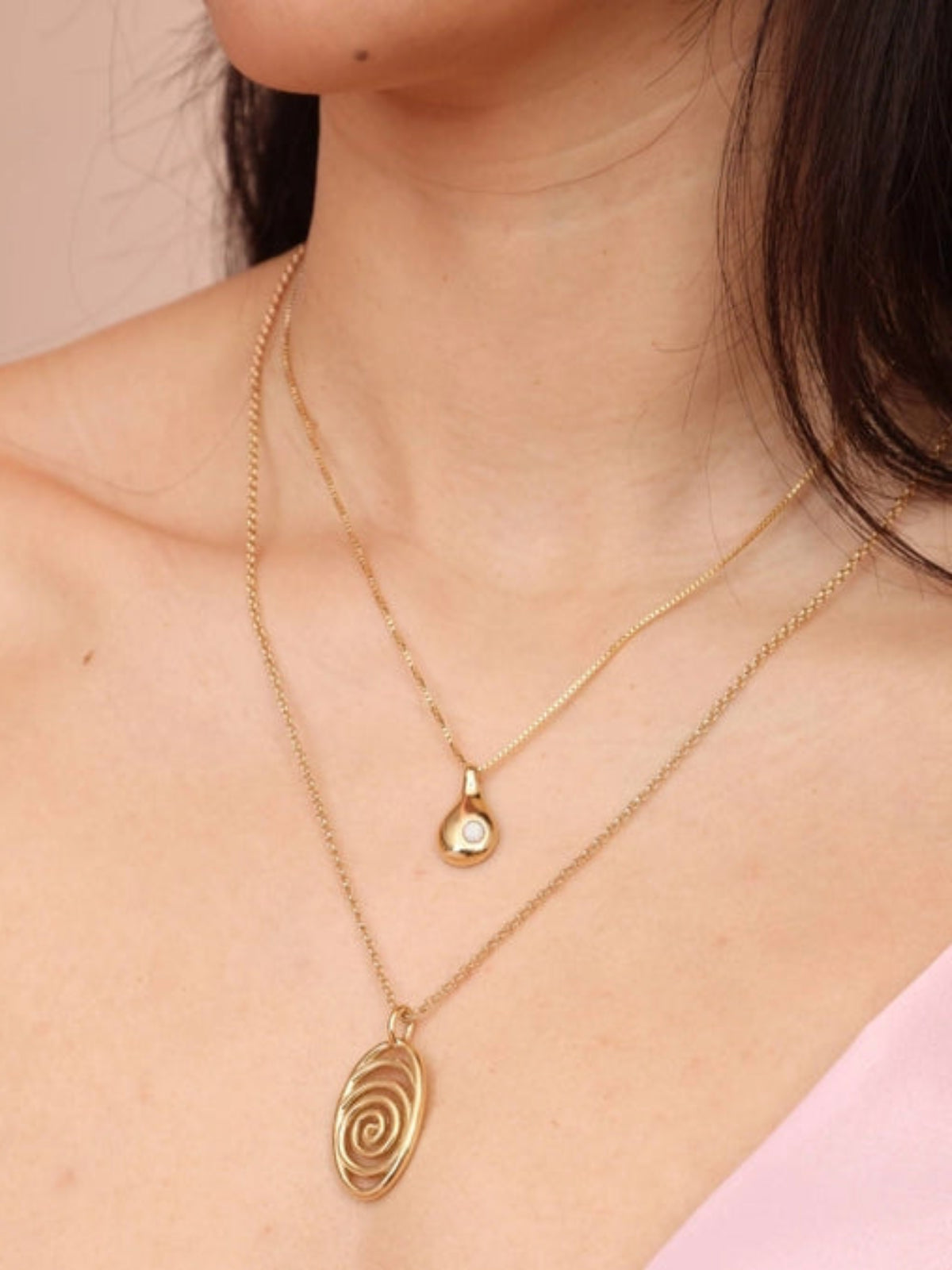 Droplet Necklace - Opal