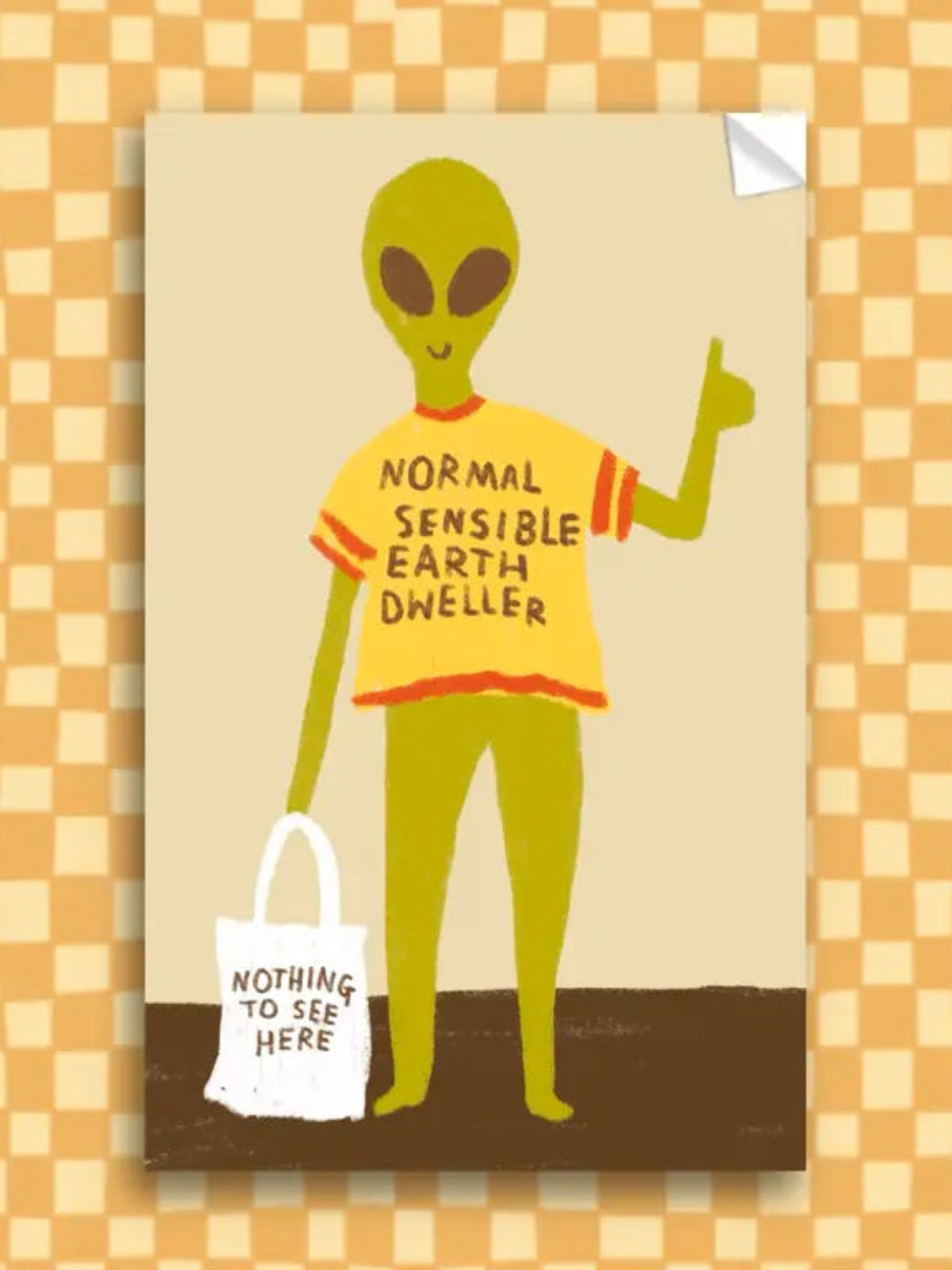 Normal Sensible Earth Dweller Sticker