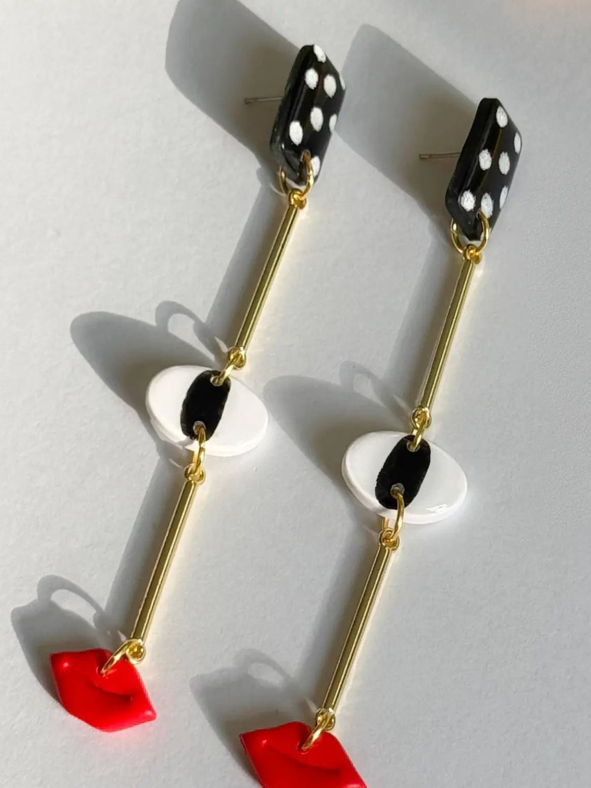 Eye Love A Red Lip Earrings