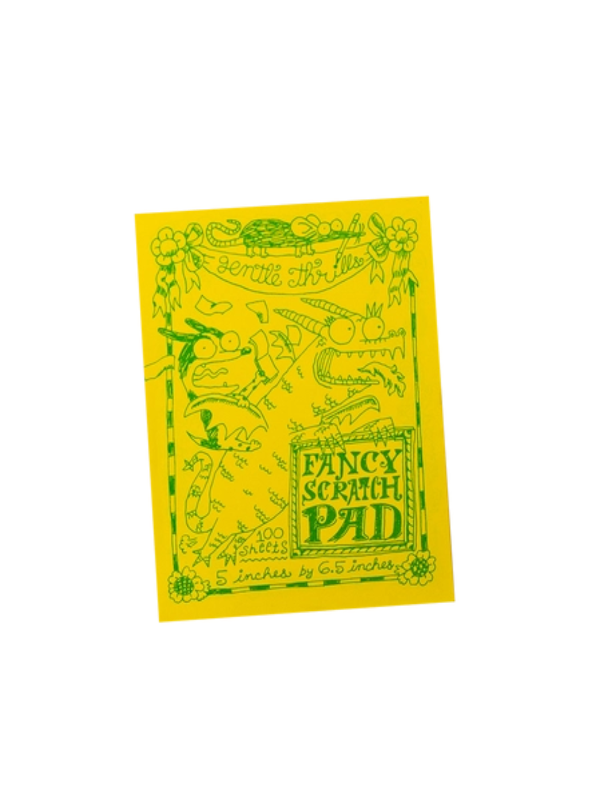 Fancy Scratch Pad - Yellow
