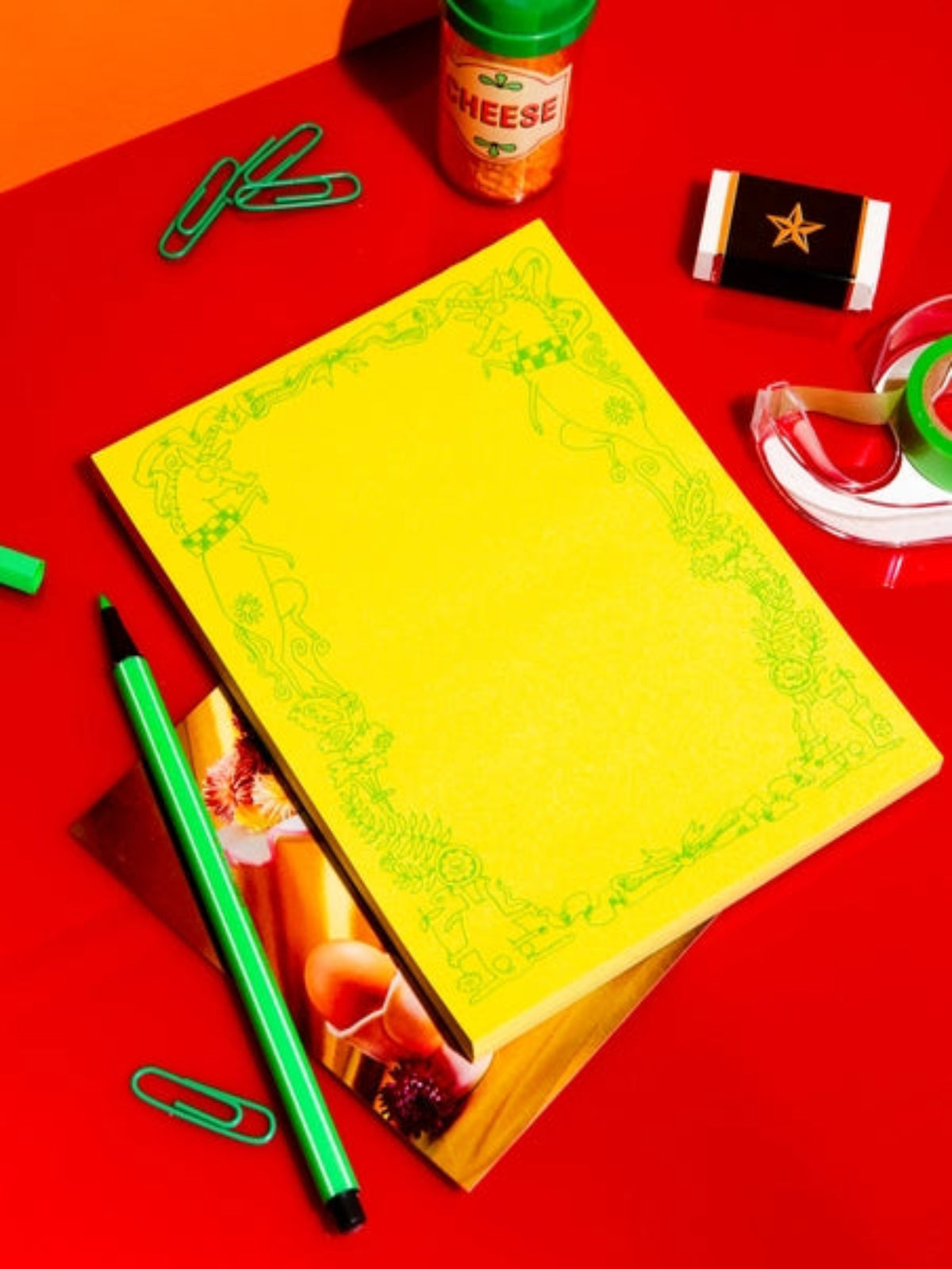 Fancy Scratch Pad - Yellow