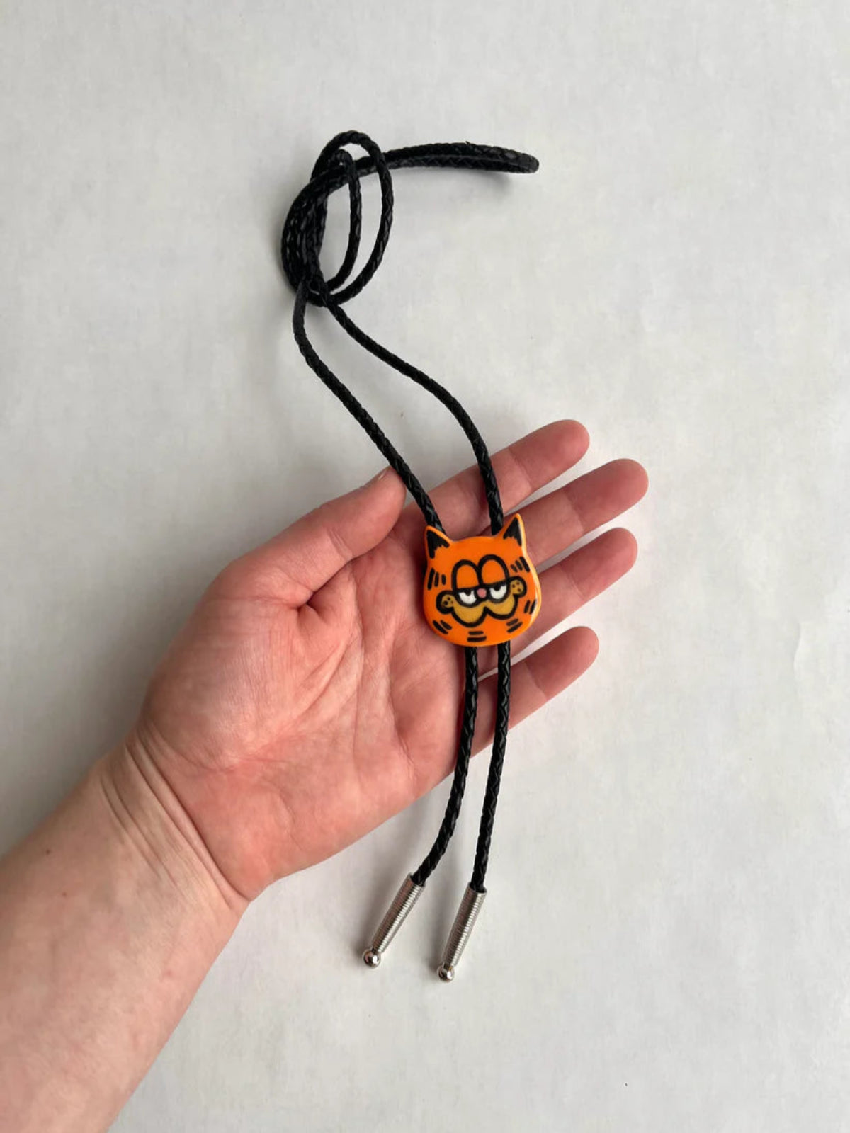 Bootleg Garf Ceramic Bolo Tie