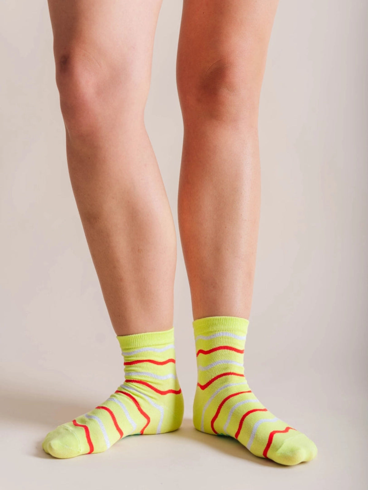 Cotton Ankle Socks - Holiday Party Garland