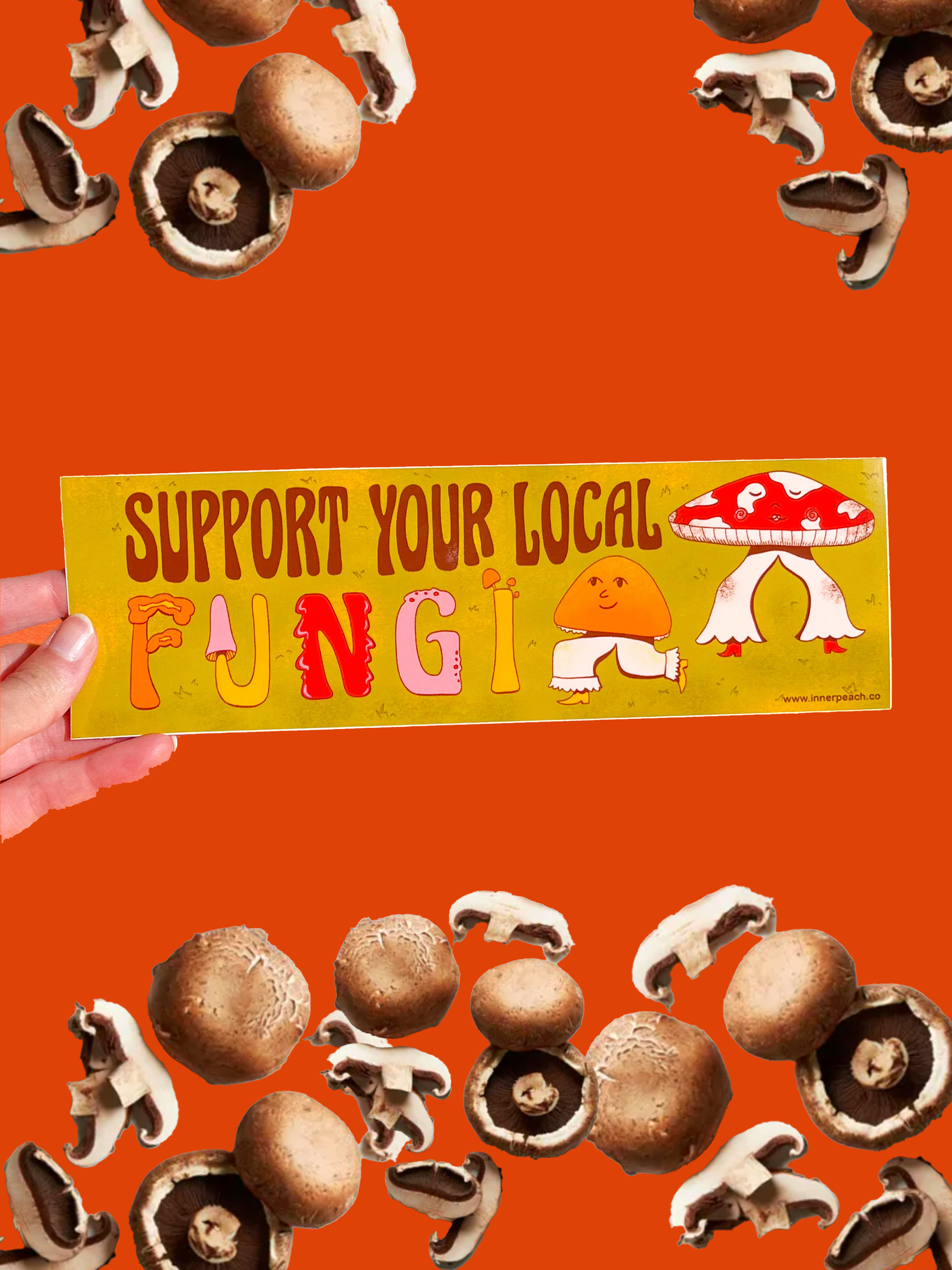 Fungi Bumper Sticker