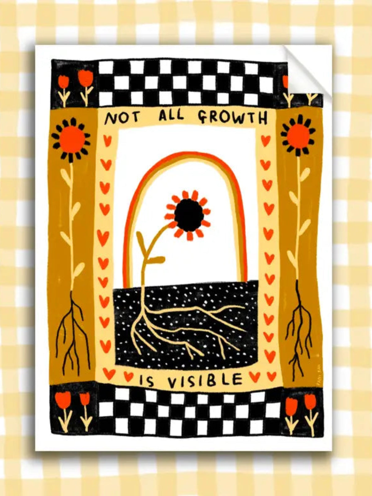 Not All Growth Is Visible Sticker