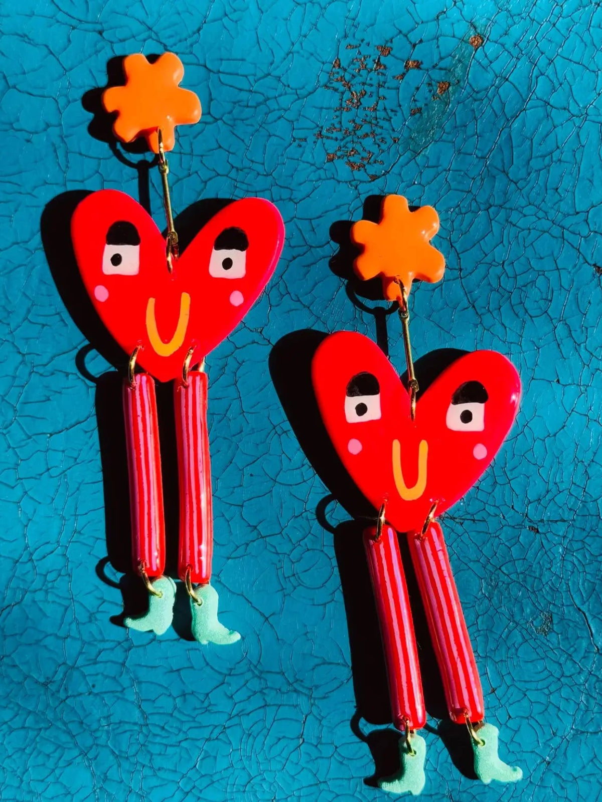 Heart Balloon Earrings