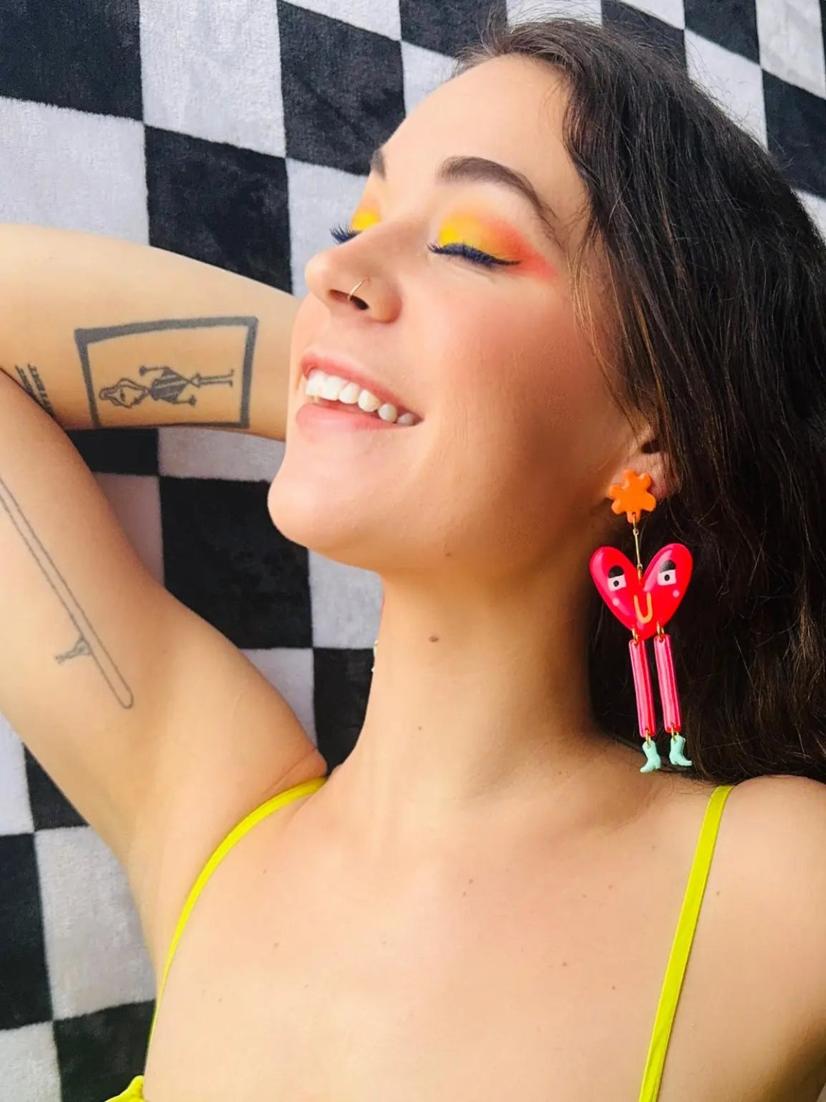 Heart Balloon Earrings