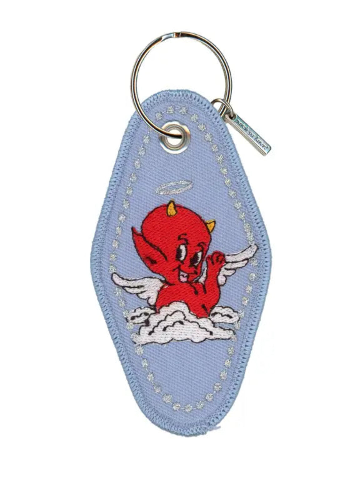Just Like Heaven Embroidered Keychain