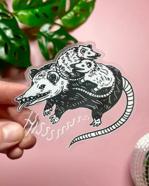 Hisssssss sticker