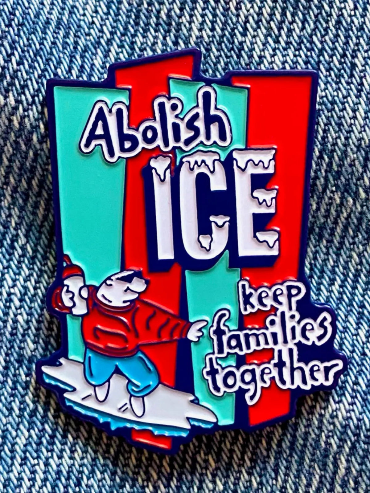 Abolish Ice Pin