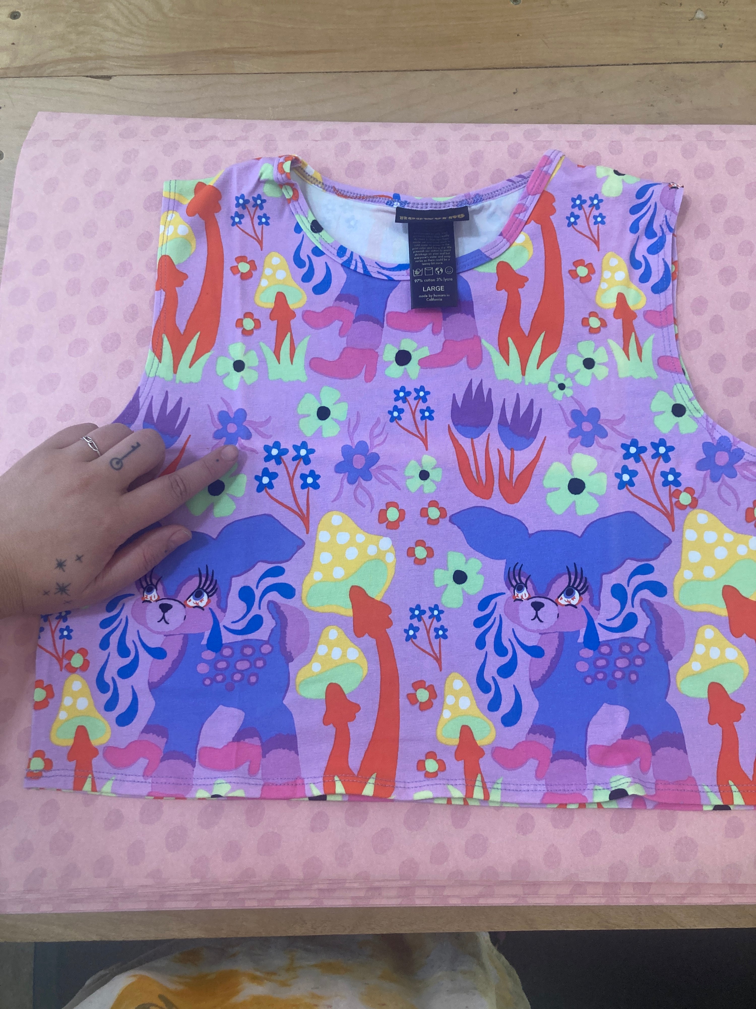 Summer Tank Cry Baby *minor imperfections