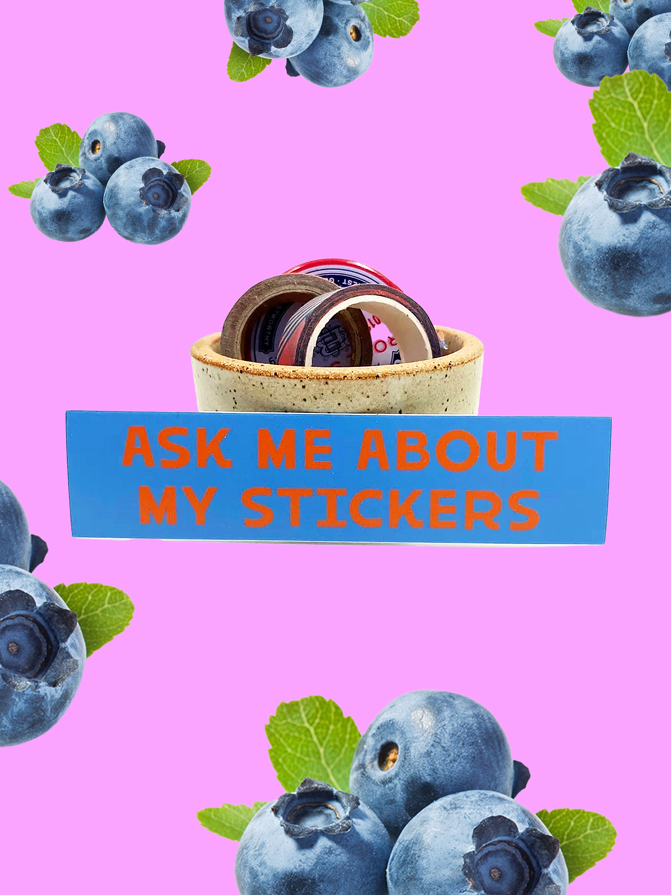 Ask Me About My Stickers Sticker