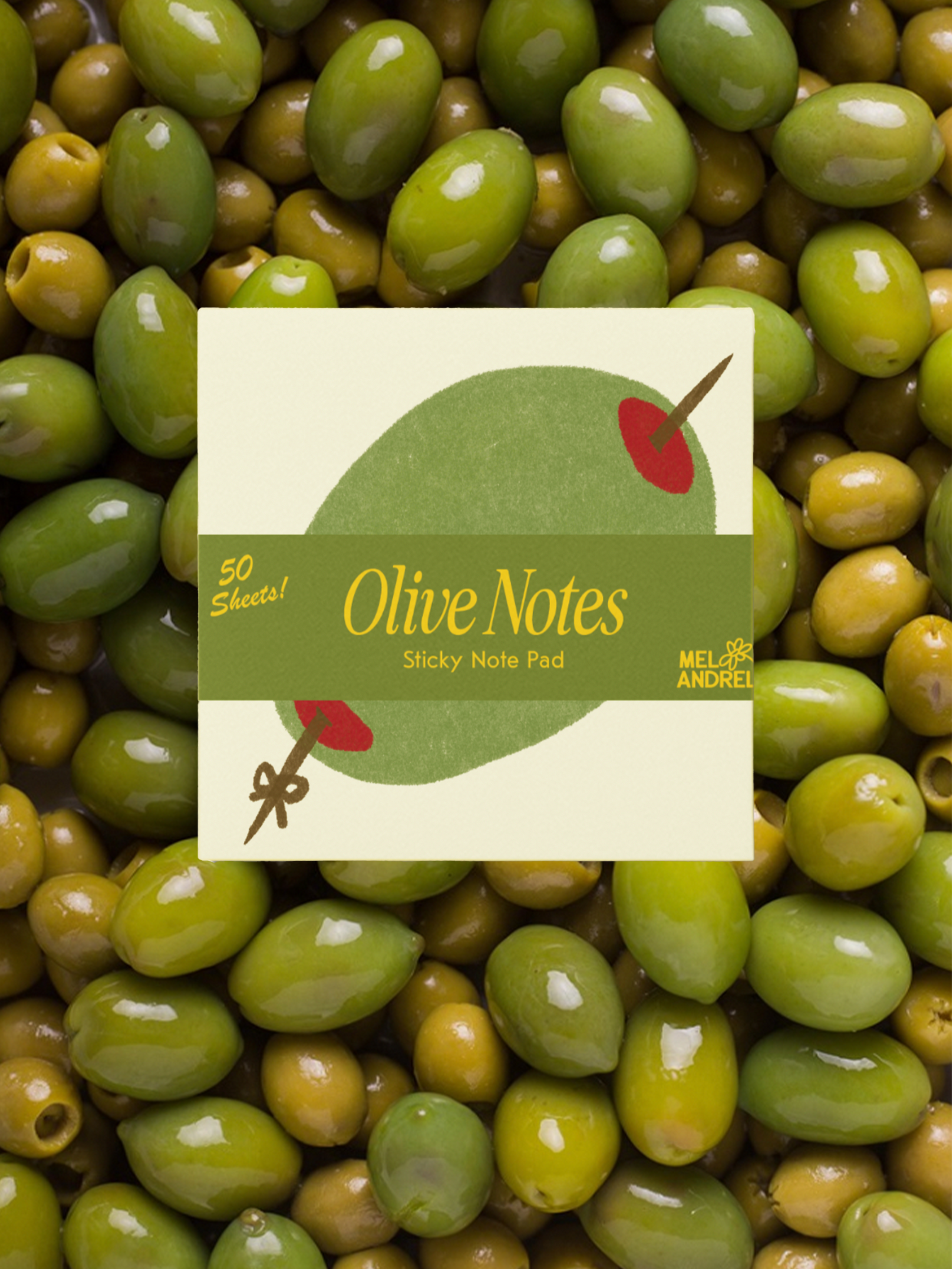 Olive Sticky Notes