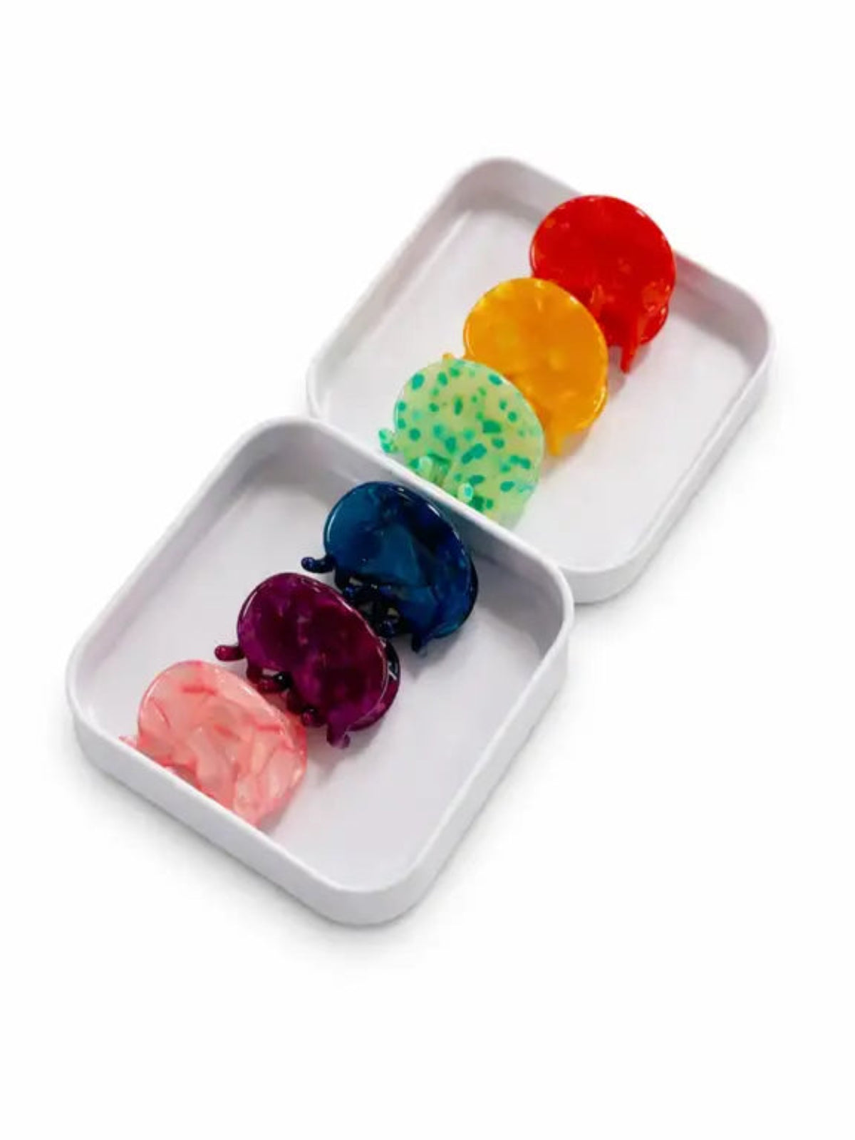 Jelly Bean Mini Hair Claw Set