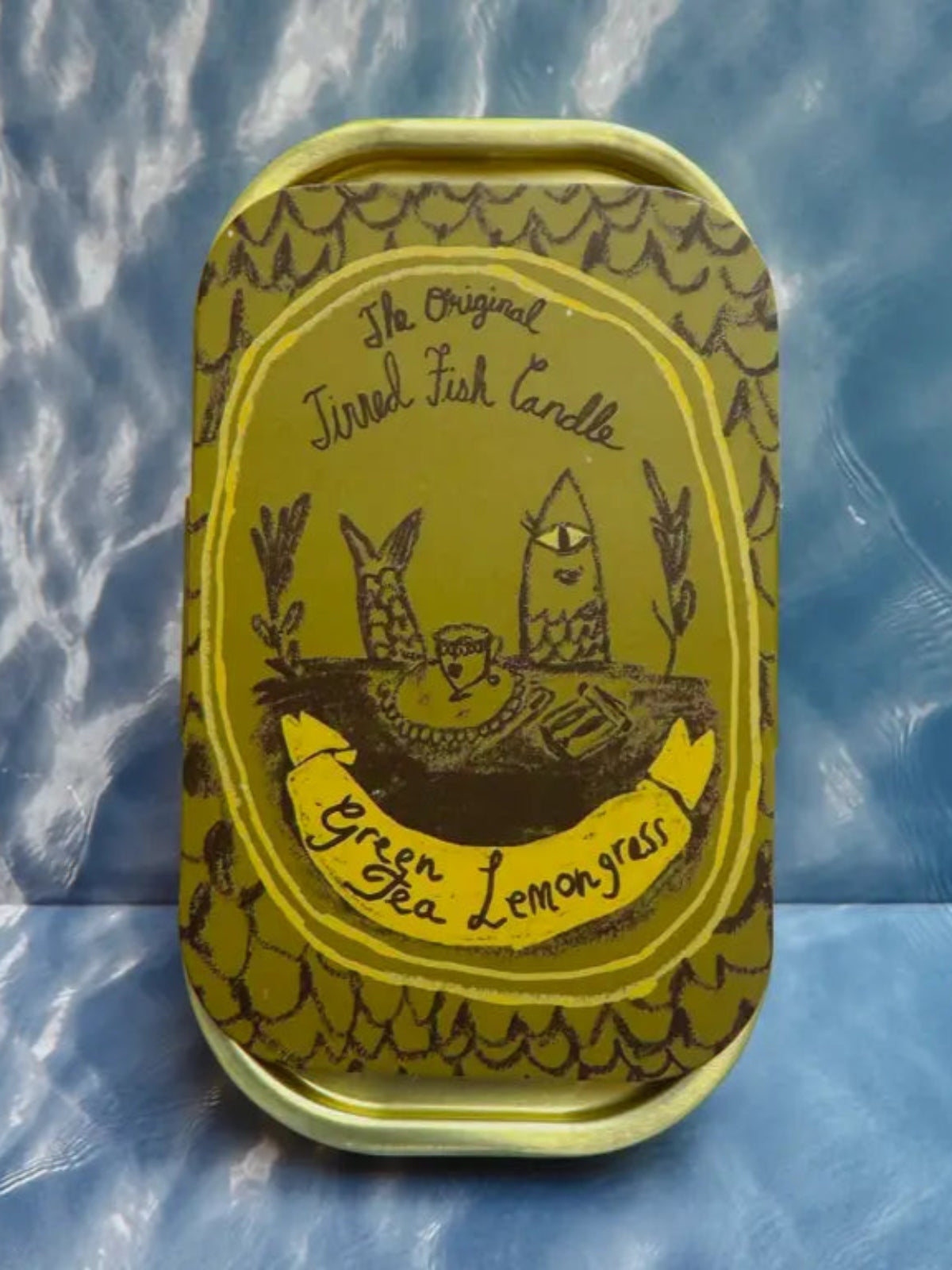 Tinned Fish Candle - Green Tea & Lemongrass