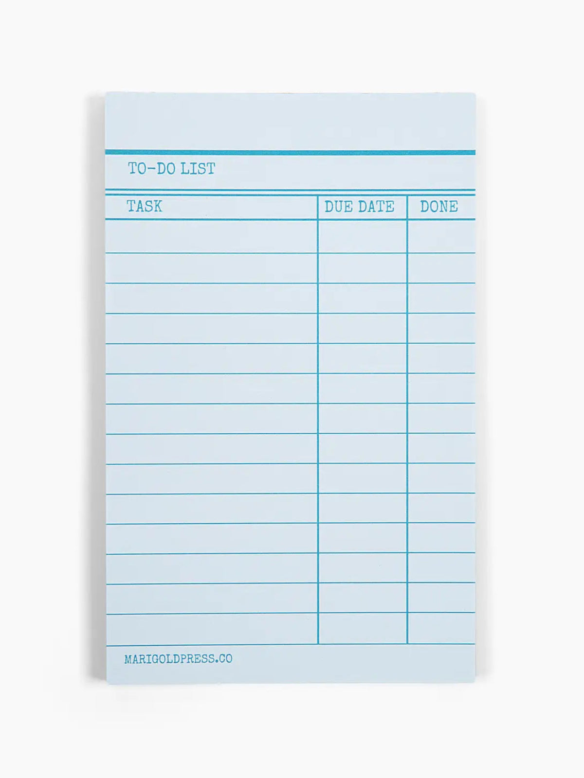 Library Card Notepad