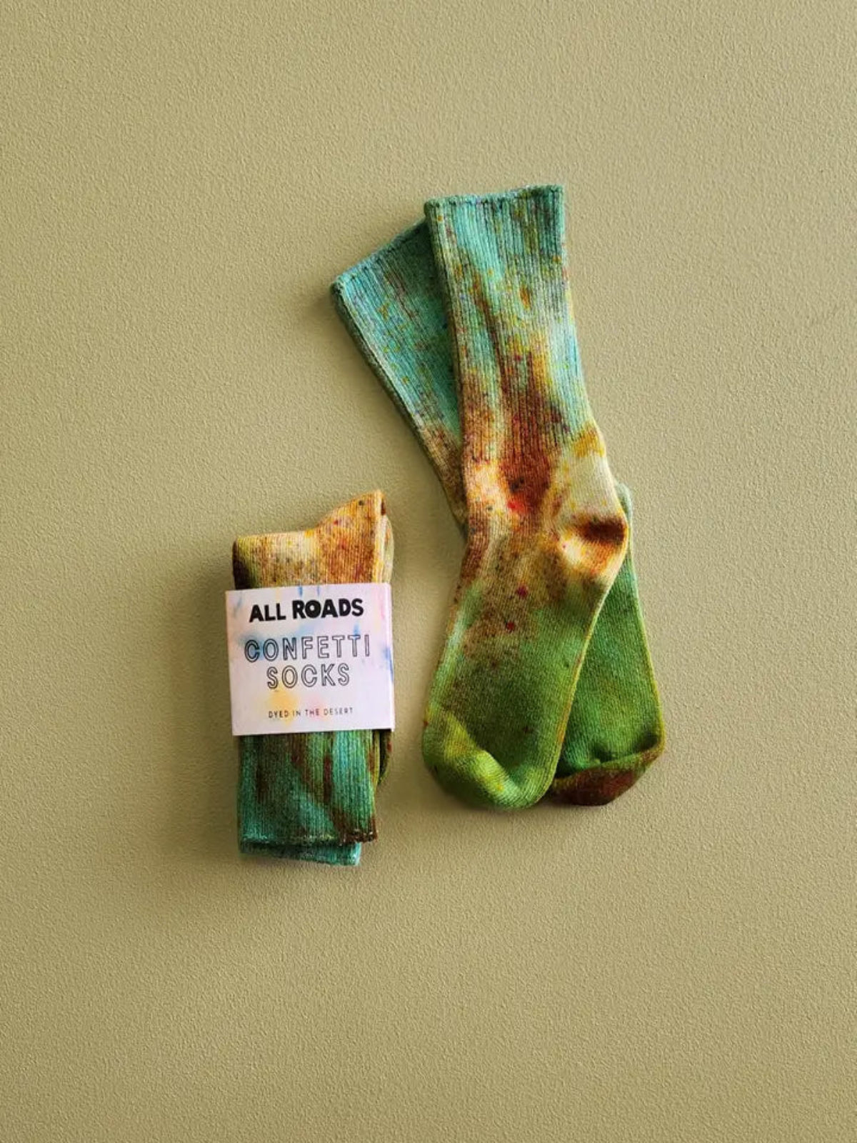 Confetti Socks - Lichen