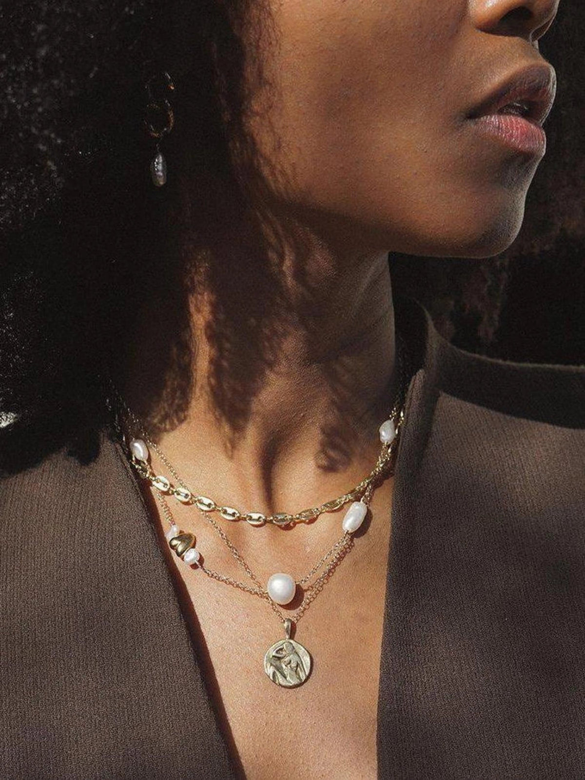 Pearl Satellite of Love Necklace