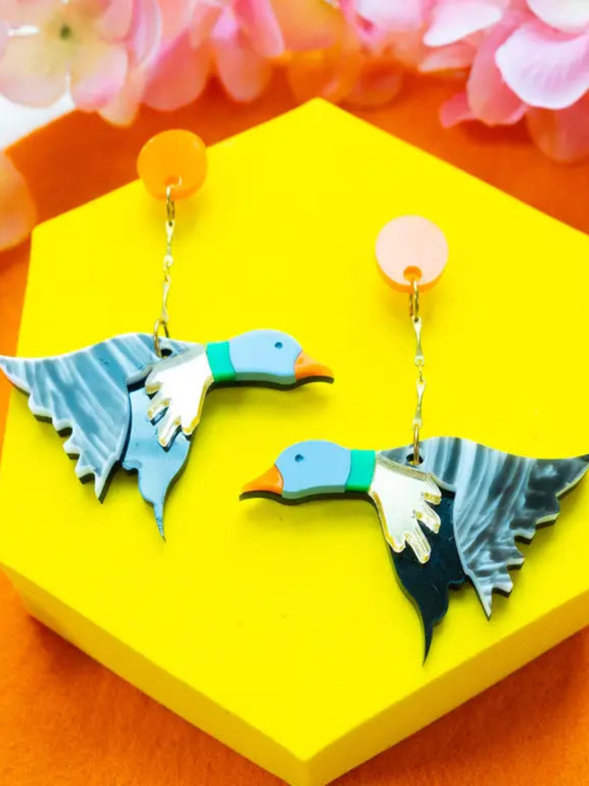 Migrating Mallard Earrings
