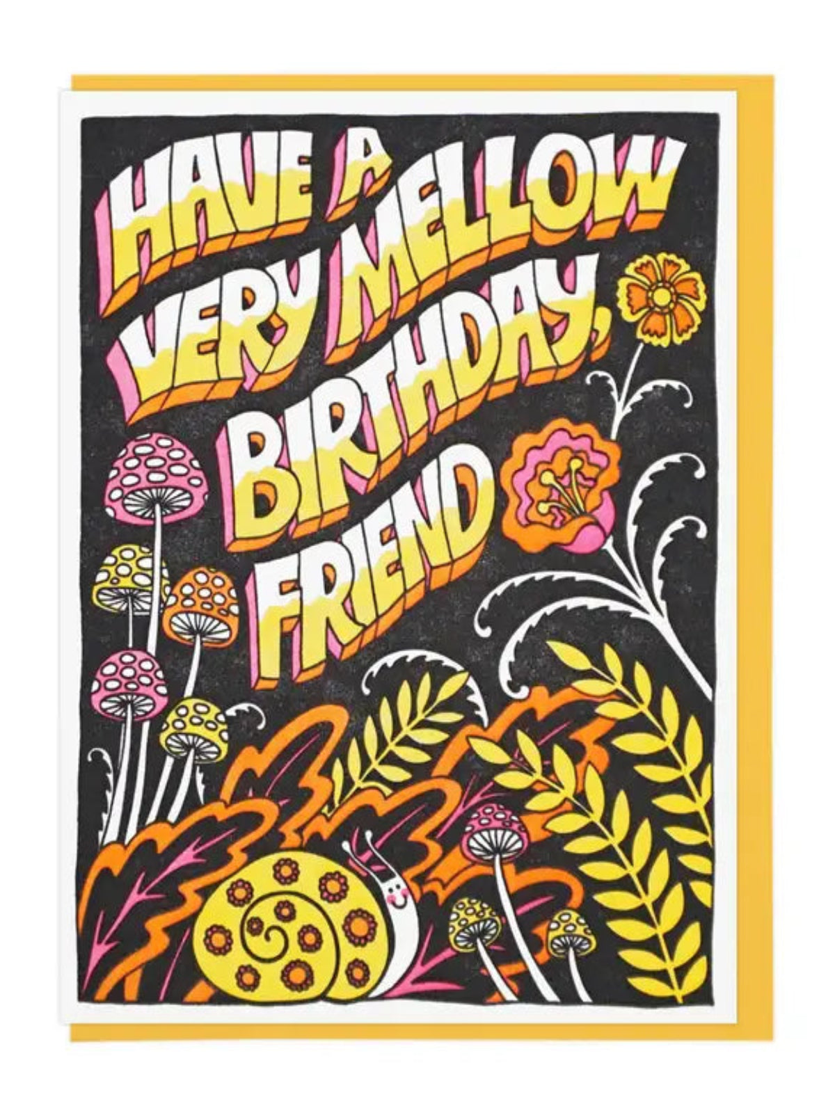 Mellow Friend Birthday Card