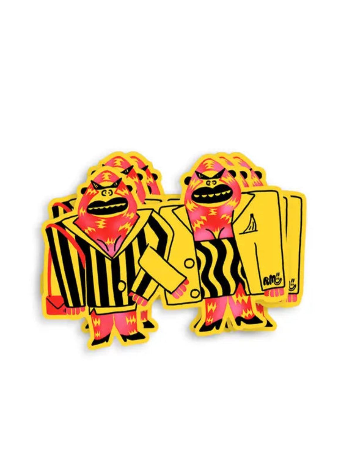 Monkey Business Women Sticker
