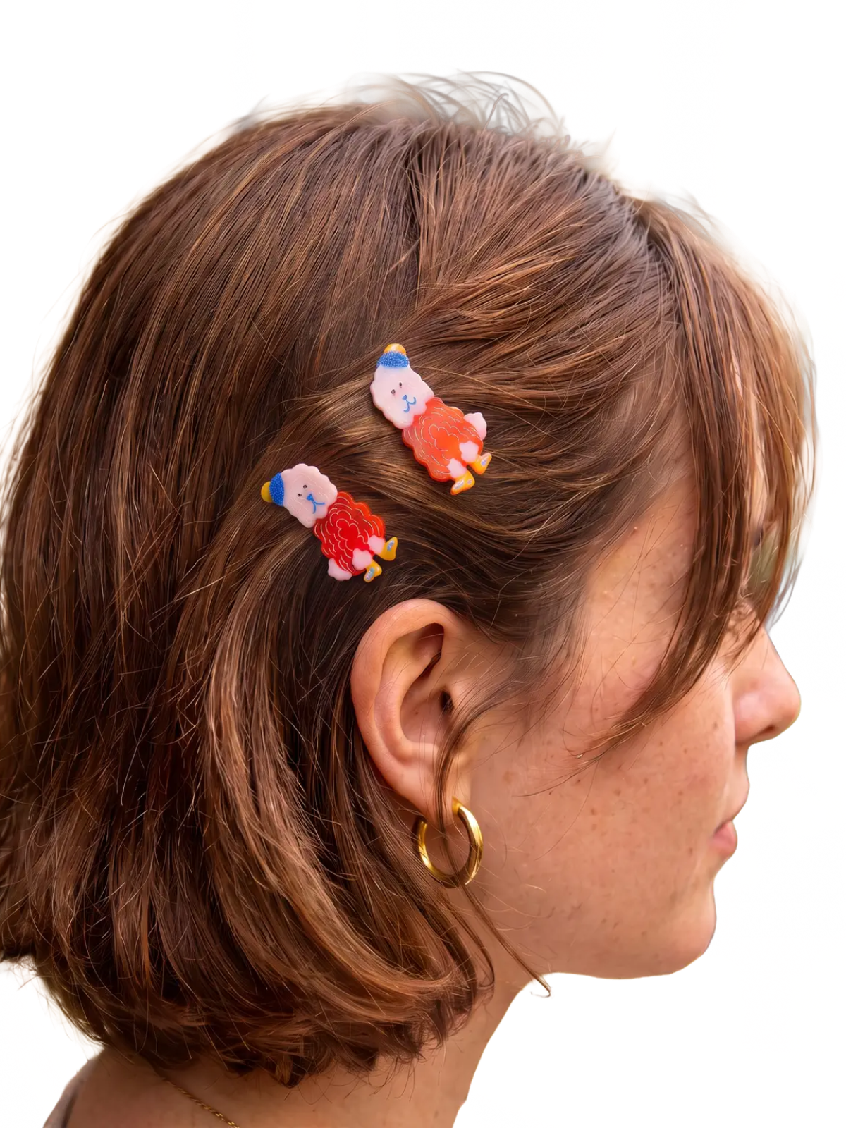 Monsieur Poodle Hair Clips