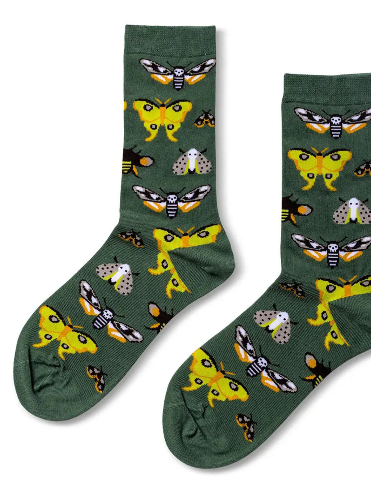 Moths Crew Socks - Small