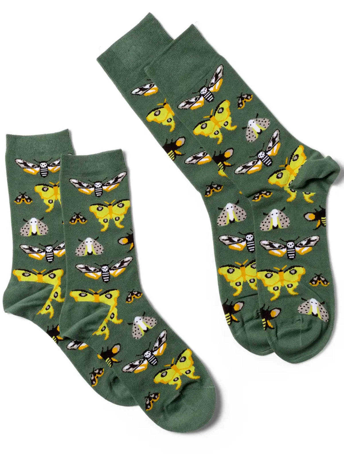 Moths Crew Socks - Small