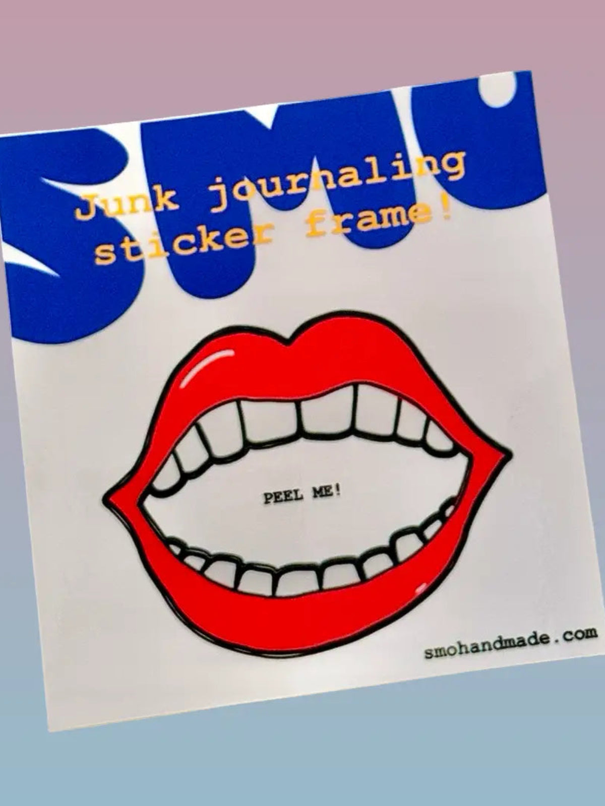 Big Mouth Sticker Frame