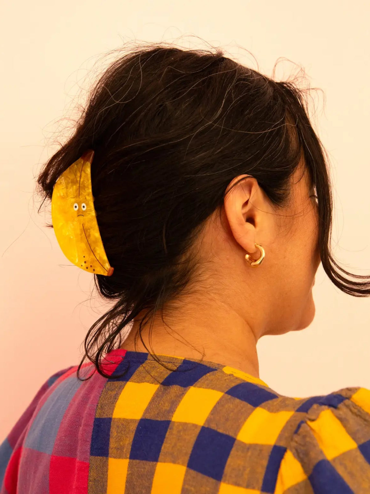 Sad Banana Hair Claw