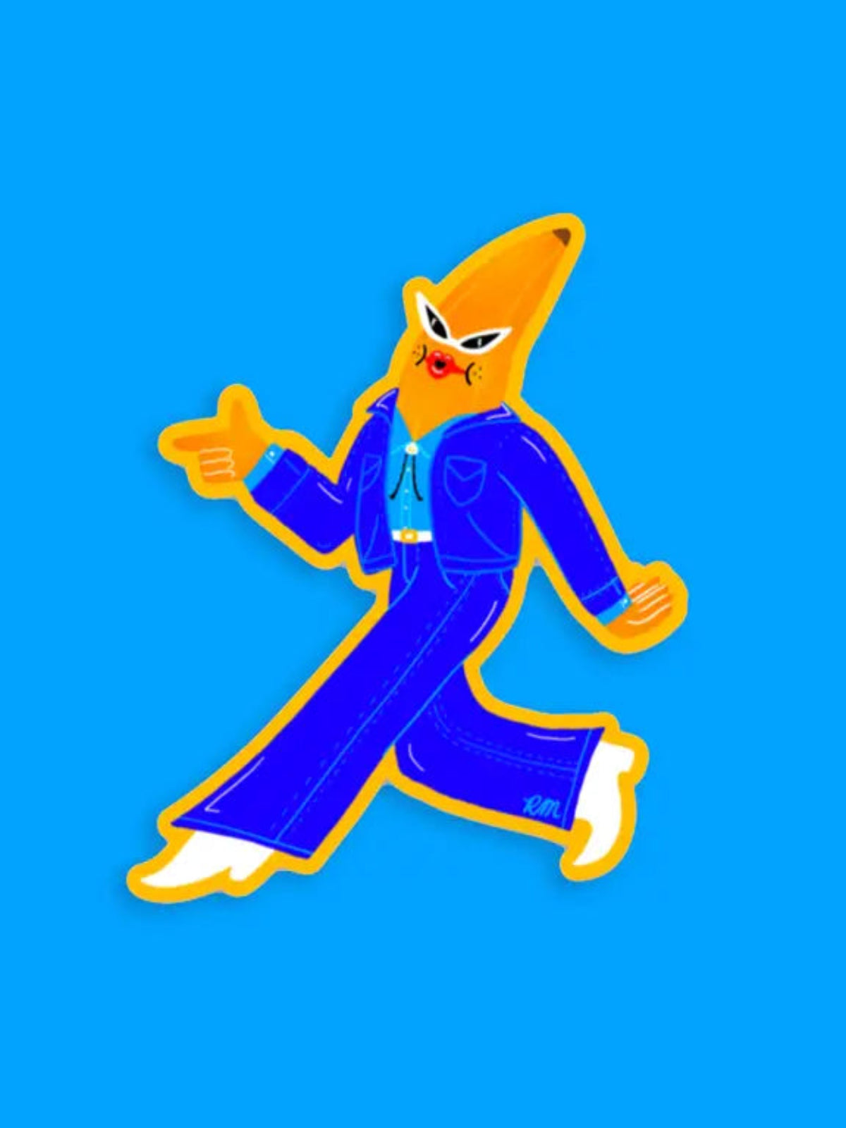 Banana Smoothie Sticker