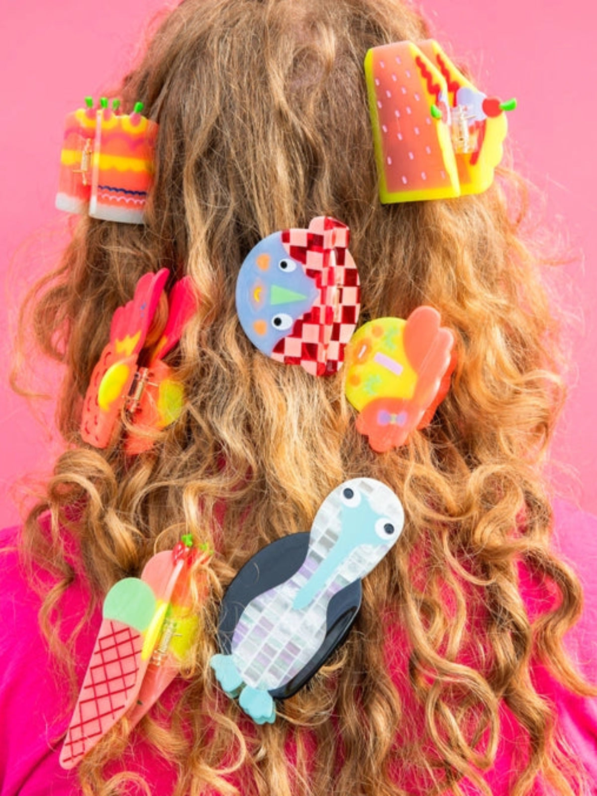 Naughty Girl Hair Claw - Blue