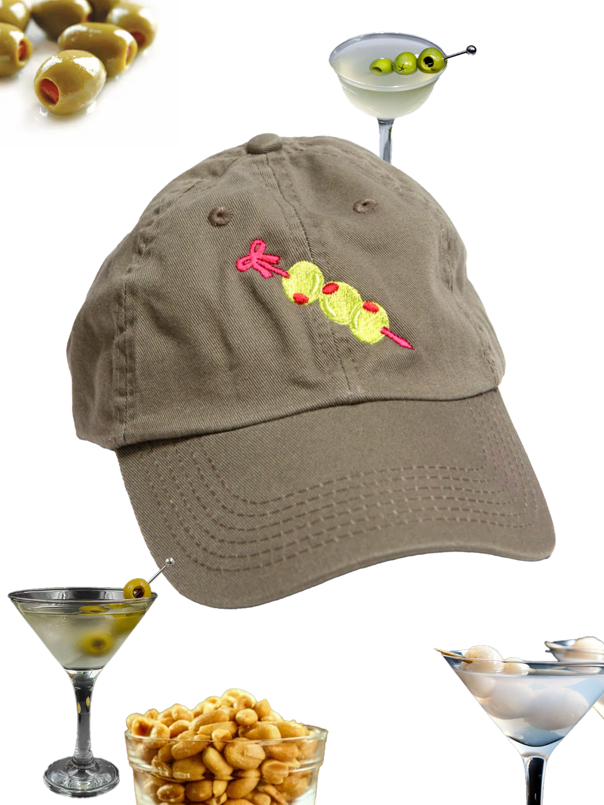 Olive Trio Hat