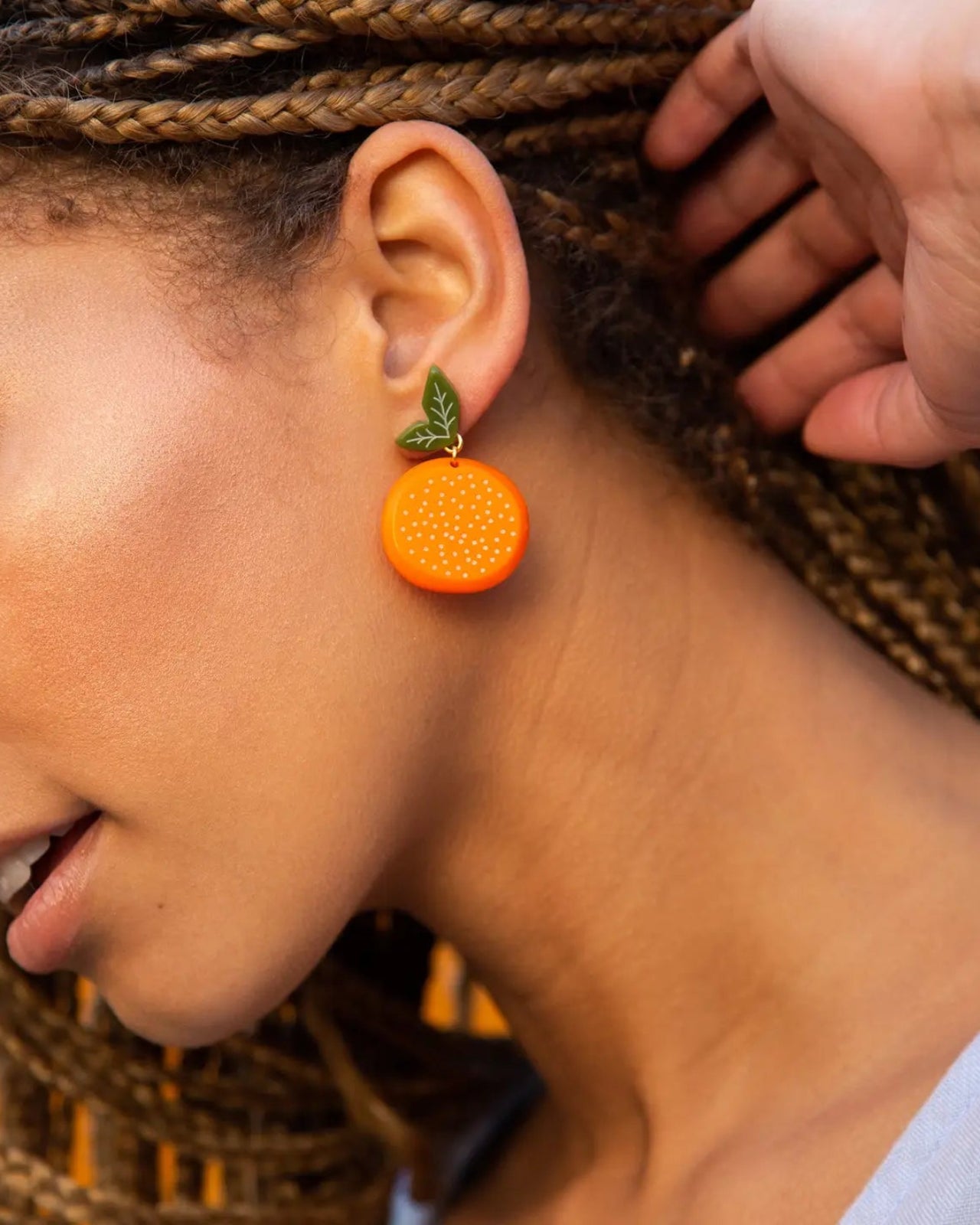 Orange Earrings