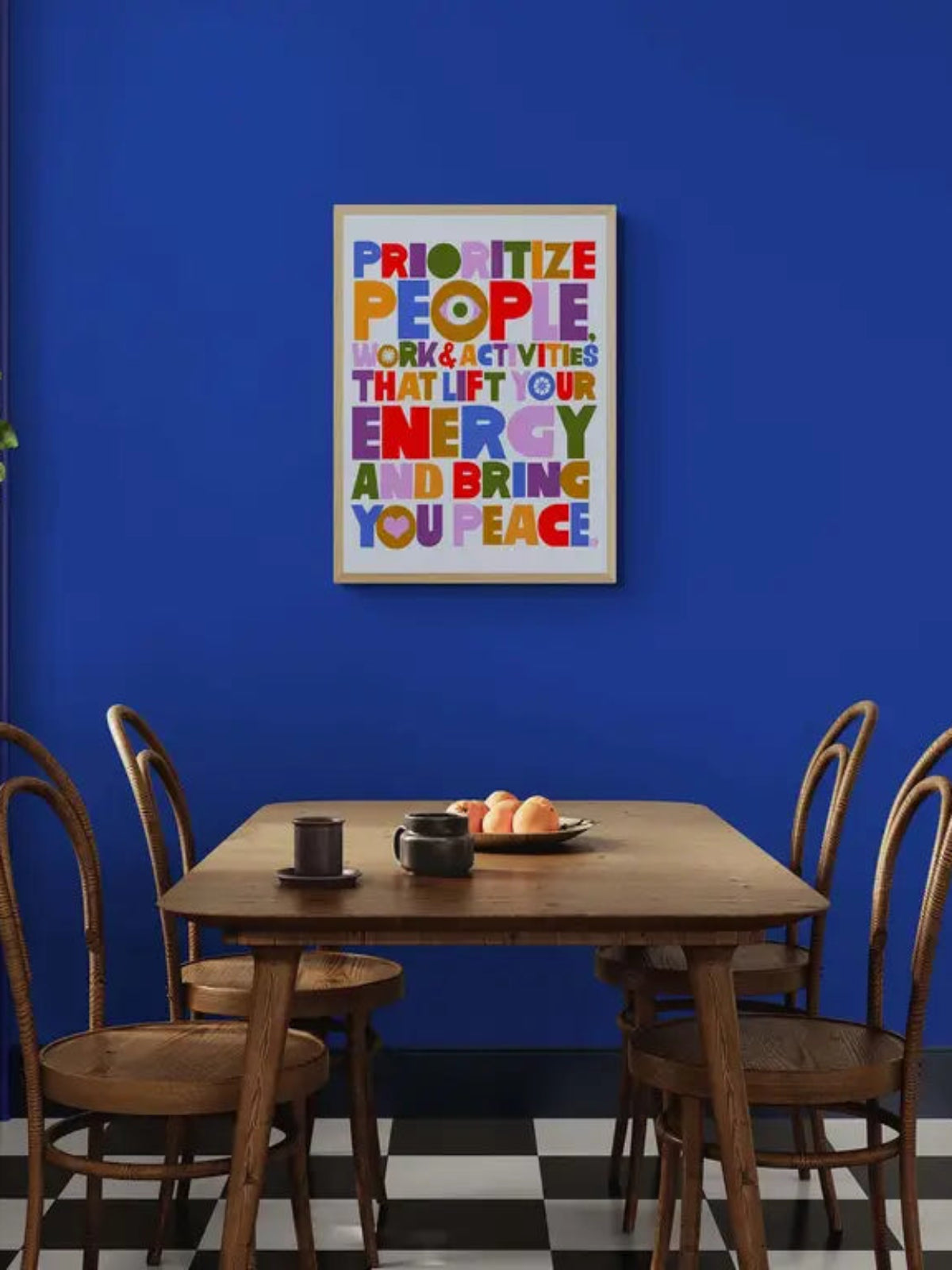 Prioritize...Peace Print