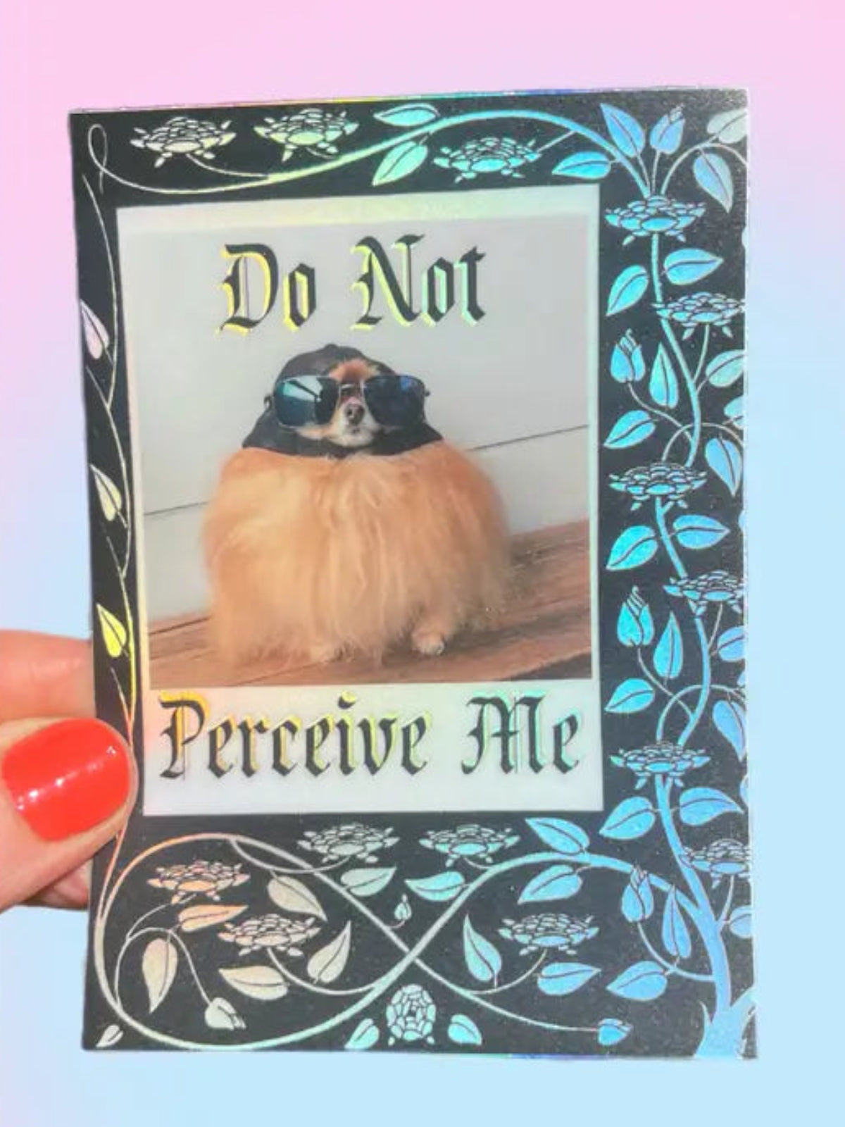 Do Not Perceive Me Sticker