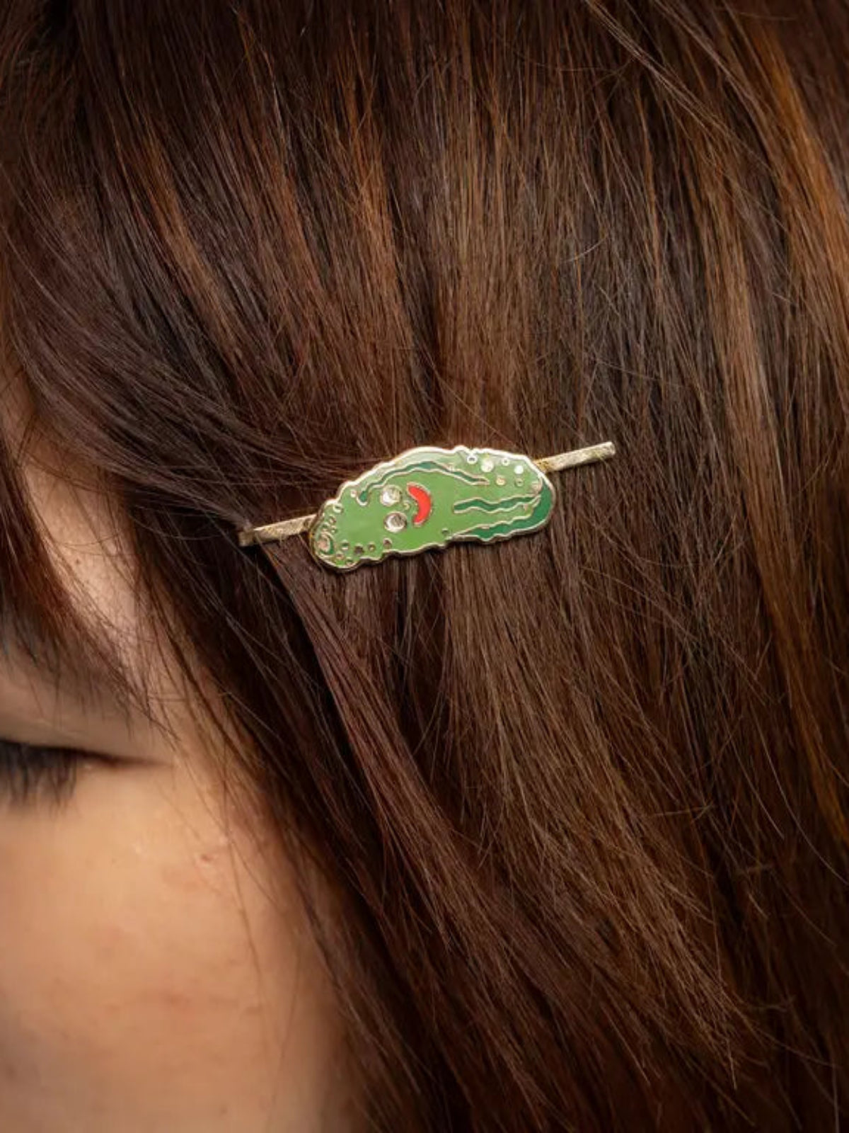 Pickle Guy Hairpin